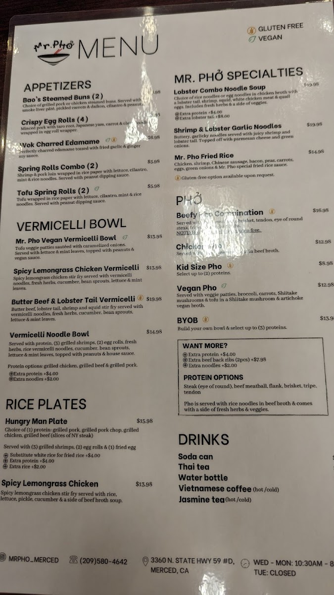 Menu Mr Pho-6